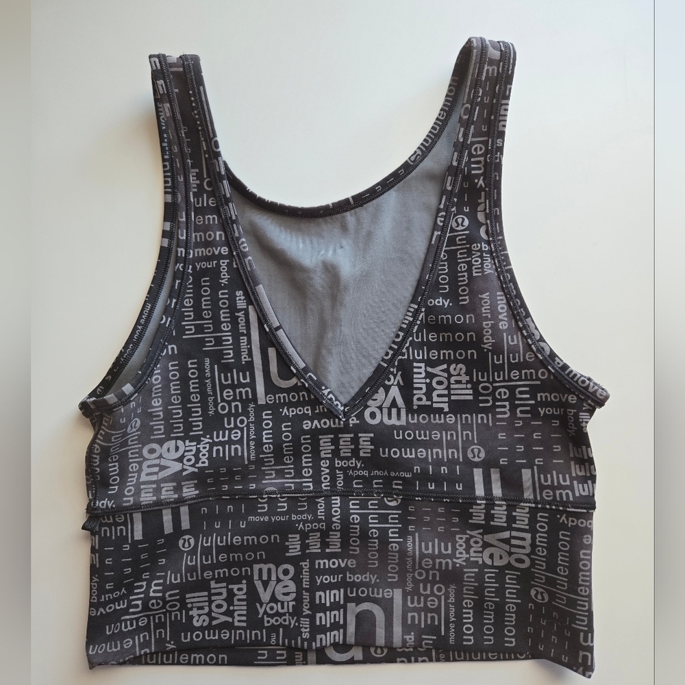 Lululemon Power Pivot Everlux Tank Top Motif Size 6 - Picture 6 of 8